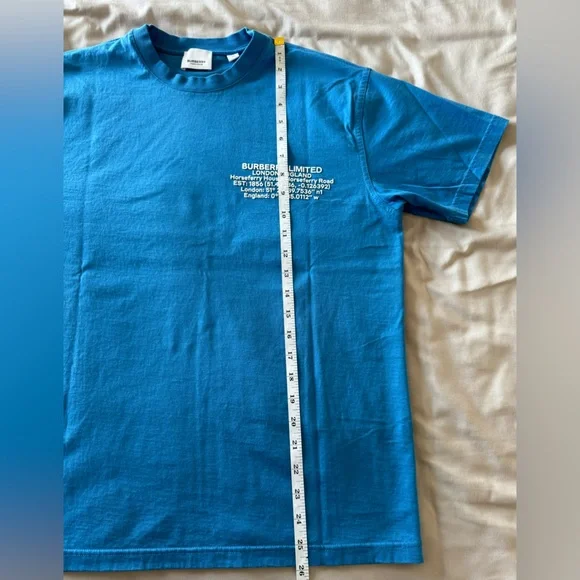 BURBERRY location print Tshirt